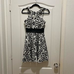 Like New Black and White Cocktail Dress